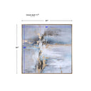Road Less Traveled - Abstract Art - Blue