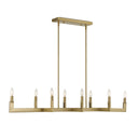 Cordoba - 8 Light Linear Chandelier - Gold