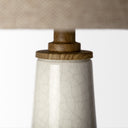 Lamp Base LED With Brown Shade - Brown
