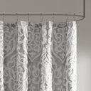 Odette - Shower Curtain - Silver - Madison Park - Shower Curtains - Elite Enclave Home