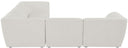 Miramar - 5 Piece Modular Sectional - Meridian Furniture - Stationary Sectionals - Elite Enclave Home