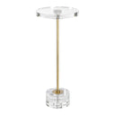 Groove - Crystal Drink Table - Gold