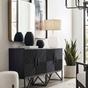 Hearth - Matte Black Vases (Set of 3)