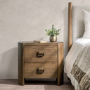Kyrie - 2 Drawer Nightstand - Tawny Brown - Classic Home - Accent Nightstands - Elite Enclave Home