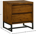 Reed - Night Stand - Antique Coffee
