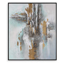 Mountain Mist - Hand Painted Canvas - Gray