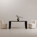 Cormac - Rolling Dining Chair - Cream - Moe's Home Collection - Side Chairs - Elite Enclave Home