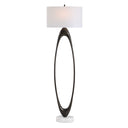 Sonic - Open Oval Floor Lamp - Bronze - Uttermost - Floor Lamps - Elite Enclave Home