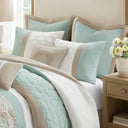 Shawnee - King 8 Piece Comforter Set - Seafoam