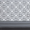 Donnell - Embroidered And Pieced Shower Curtain - Black / Gray - 510 Design - Shower Curtains - Elite Enclave Home