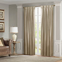 Avignon - Pleat Curtain Panel With Tieback (Single) - Champagne - Croscill Classics - Curtains & Drapes - Elite Enclave Home