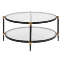 Chadid - Round Glass Table - Uttermost - Side Tables - Elite Enclave Home