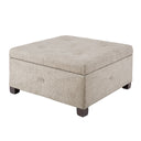 Aspen - Ottoman - Sand - Madison Park - Storage Ottomans - Elite Enclave Home