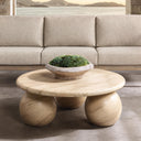 Elaria - Outdoor Round Coffee Table - Beige - Classic Home - Coffee Tables - Elite Enclave Home