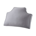 Oversized Headboard - Canvas Pillow - Gray