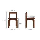 Daifuku - Dining Chair (Set of 2) - Brown - Moe's Home Collection - Chair Sets - Elite Enclave Home