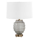 Acosta - Ribbed Table Lamp - Gray - Uttermost - Table Lamps- Elite Enclave Home