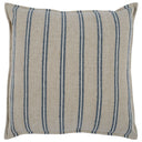 Delgada - 26" x 26" Pillow - Natural / Blue - Classic Home - Accent Pillows - Elite Enclave Home