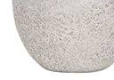 Concrete Urn Table Lamp With Abstract Empire Shade - Cream - HomeRoots - Table Lamps - Elite Enclave Home