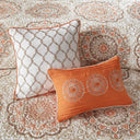 Tangiers - 6 Piece Reversible Coverlet Set - Orange