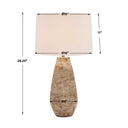Dunford - Aged Table Lamp - Brown / Gray