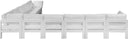 Nizuc - Outdoor Patio 10 Piece Modular Sectional With White Frame - Meridian Furniture - Stationary Sectionals- Elite Enclave Home