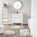 Casablanca - 25"Medallion Tufted Rug - Taupe - Madison Park - Rug Sets - Elite Enclave Home