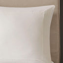Hanae - Blend Yarn Dyed Euro Sham - White