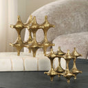 Gilded - Connection Modern Sculptures (Set of 2) - Brass / Gold - Uttermost - Sculptures & Figurines - Elite Enclave Home
