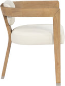 Carlyle - Dining Chair With Natural Frame - Meridian Furniture - Arm Chairs - Elite Enclave Home