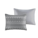 Rhea - Comforter Mini Set - Gray / Black