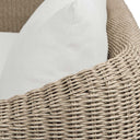 Sunset - Wicker Outdoor Sofa - Oatmeal / Oyster White
