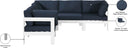 Nizuc - Outdoor Patio 5 Piece Modular Sectional With White Frame - Meridian Furniture - Stationary Sectionals- Elite Enclave Home