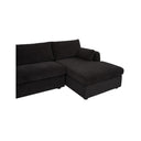 Burrow - Sleeper Sectional With Right Storage Chaise - Black - Moe's Home Collection - Sleeper Sectionals - Elite Enclave Home