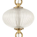 Bellaire - 1 Light Glass Shade Pendant - Gold - Uttermost - Pendant Lighting- Elite Enclave Home