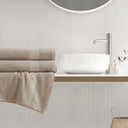 Premium Turkish Cotton 500GSM Plush 2 Piece XL Towel Set - Beige - Super Listing - Towel Sets - Elite Enclave Home