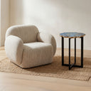 Azul - Agate Accent Table - Blue - Moe's Home Collection - Accent Tables - Elite Enclave Home