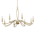 Corella - 8 Light Chandelier - Gold - Uttermost - Chandeliers- Elite Enclave Home
