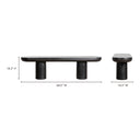 Rocca - Bench - Black - Concrete - Moe's Home Collection - Dining Benches - Elite Enclave Home