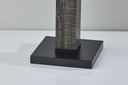 Wood Monument Table Lamp - Black