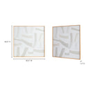 Configured - Framed Painting - White - Moe's Home Collection - Framed Prints - Elite Enclave Home