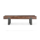 Duarte - Solid Wood Bench - Reclaimed Brown