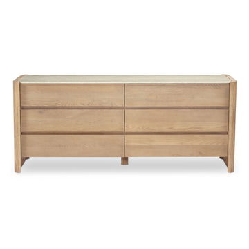 Lane - 6 Drawer Dresser - Natural