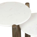 Claridge - Marble Nesting Tables (Set of 2) - White - Uttermost - Nesting Tables - Elite Enclave Home