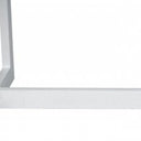 83" Aluminum Outdoor Dining Table - White