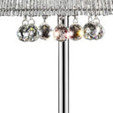Dreamy Table Lamp With Crystal Accents - Silver