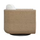 Santorini - Outdoor Swivel Lounge Chair - Brown - Uttermost - Swivel Chairs - Elite Enclave Home