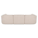 Matina - Lounge Modular Sectional - Oatmeal - Moe's Home Collection - Stationary Sectionals - Elite Enclave Home