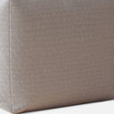 Cotton Pouf Ottoman - Gray