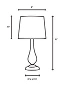 Volongo - Buffet Lamp - Stone Ivory